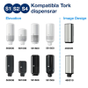 Hygienställ för desinfektion | Tork S1 | svart SE200579 - 5