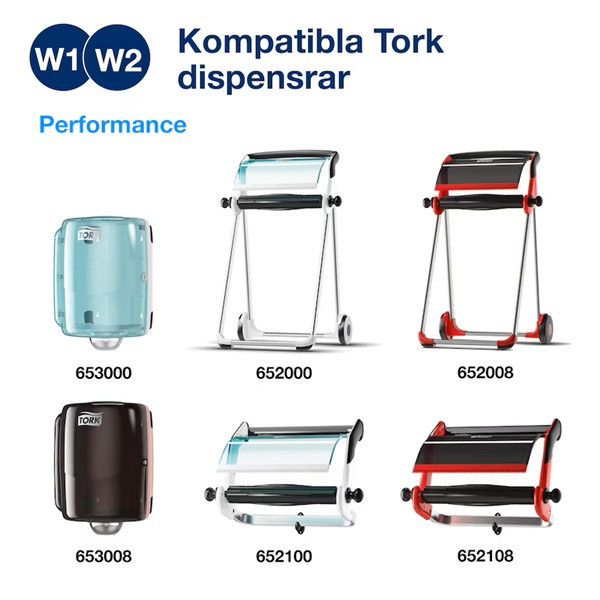 Industritorkrulle 3-lag | 710m | Tork Pre W1/2 | blå | 2st SE200567 - 4