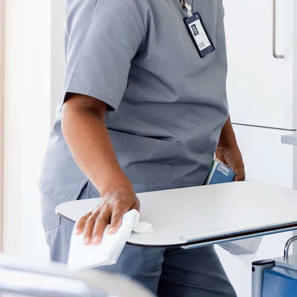 Mikrofiberduk 29,5x34cm | 40/fp | Tork | vit SE200541 - 3