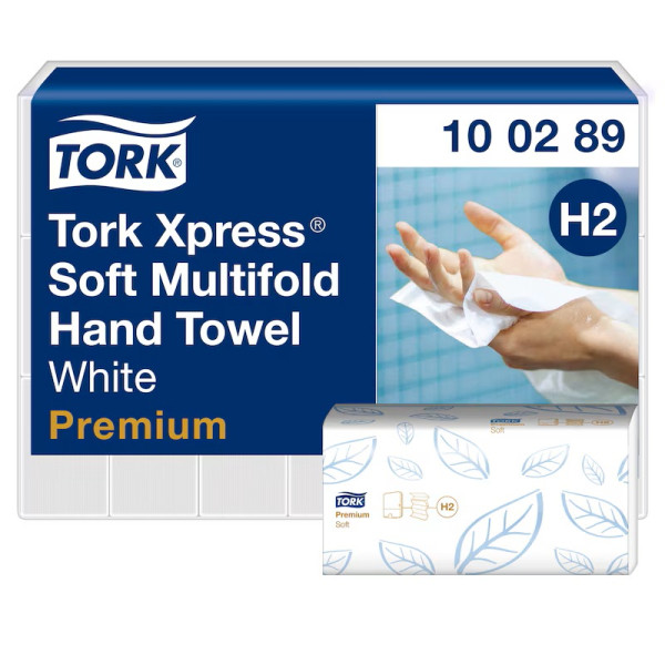 Pappershandduk 150/fp | 2-lag | Tork Pre H2 Xpress | vit | 21st STO00002 - 2