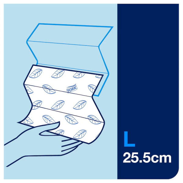 Pappershandduk 150/fp | 2-lag | Tork Pre H2 Xpress | vit | 21st STO00002 - 3