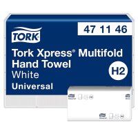 Pappershandduk 190/fp | 2-lag | Tork Uni H2 Xpress | vit | 20st SE200597