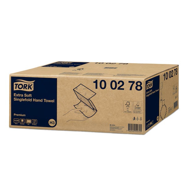 Pappershandduk 200/fp | 2-lag | Tork Pre H3 | vit | 15st SE200601 - 2