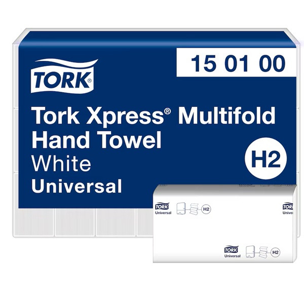 Pappershandduk 230/fp | 1-lag | Tork Uni H2 Xpress | vit | 21st SE200595 - 1