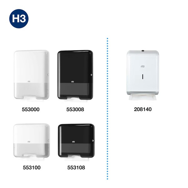 Pappershandduk 250/fp | 2-lag | Tork H3 Soft | vit | 15st SE200613 - 4