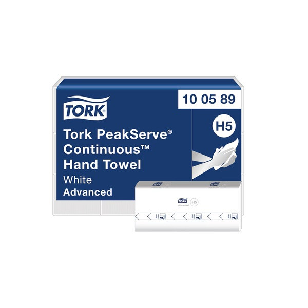 Pappershandduk 270/fp | 1-lag | Tork Adv H5 PeakServe | vit | 12st SE200609 - 1