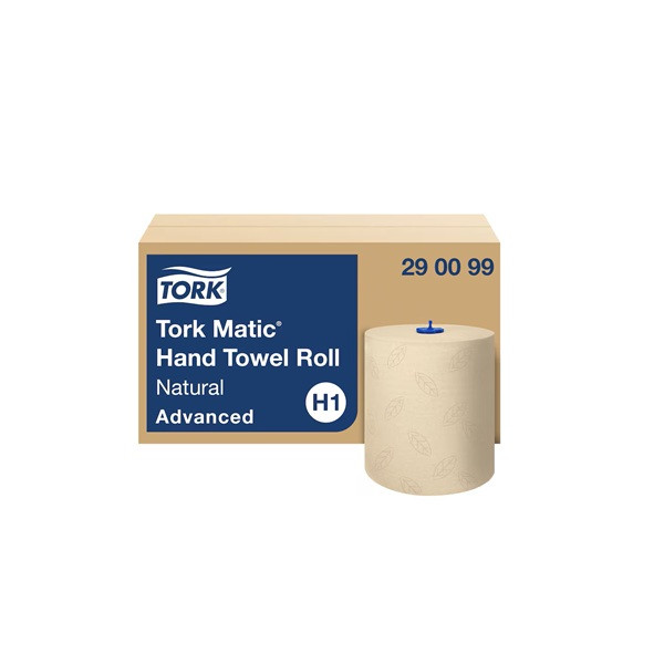 Pappershanduk på rulle 150m | 2-lag | Tork Adv H1 | natur | 6st SE200623 - 1