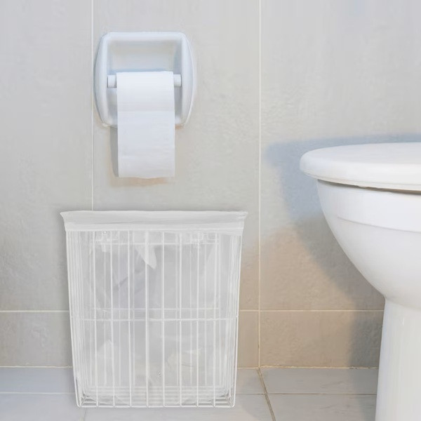 Papperskorg 20L | Tork B2 metall | vit SE200527 - 2