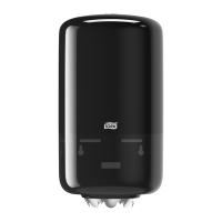 Tork Rengöringspappersdispenser M1 | Tork | Mini Centerfeed | 558008 | svart 558008 STO00230