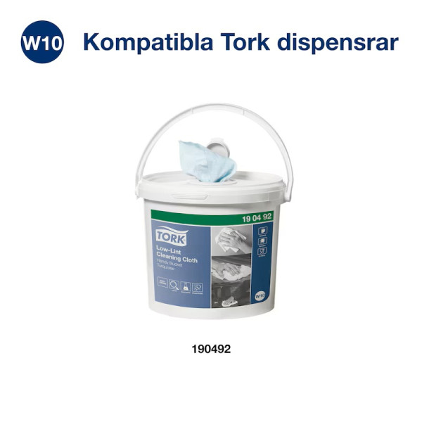 Rengöringsservetter 200/fp | Tork Pre W10 STO00285 - 6