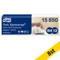 Servetter 1.000/fp | 2-lag | Tork Pre N4 | vit | 8st SE200264