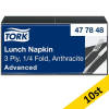 Servetter 150/fp | 3-lag | Tork Lunch | antracit | 10st SE200317 - 1