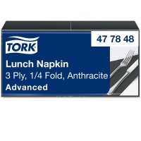 Servetter 150/fp | 3-lag | Tork Lunch | antracit