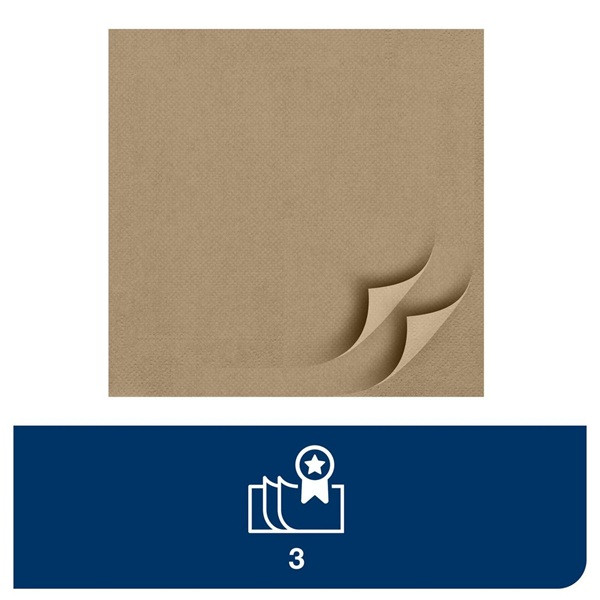 Servetter 150/fp | 3-lag | Tork Lunch | beige | 10st SE200314 - 3