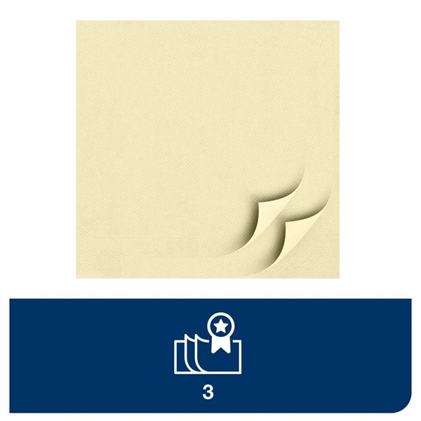 Servetter 150/fp | 3-lag | Tork Lunch | champagne | 10st SE200308 - 3