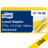 Servetter 150/fp | 3-lag | Tork Lunch | gul | 10st SE200302 - 1