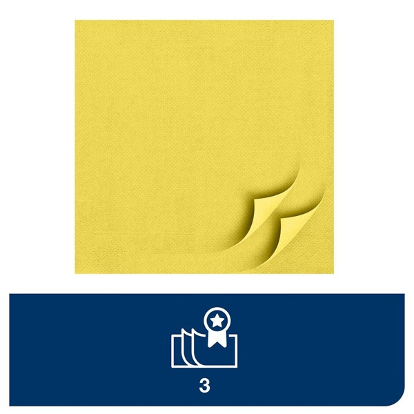 Servetter 150/fp | 3-lag | Tork Lunch | gul | 10st SE200302 - 3