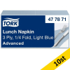 Servetter 150/fp | 3-lag | Tork Lunch | ljusblå | 10st SE200293 - 1