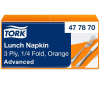Servetter 150/fp | 3-lag | Tork Lunch | orange SE200285 - 1