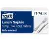 Servetter 150/fp | 3-lag | Tork Lunch | vit SE200275 - 1