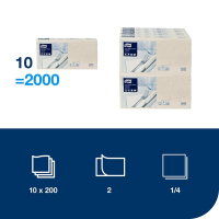 Servetter 200/fp | 2-lag | Tork Adv | natur | 10st SE200426
