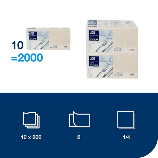 Servetter 200/fp | 2-lag | Tork Adv | natur SE200425 - 2