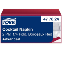 Servetter 200/fp | 2-lag | Tork Cocktail | bordeaux