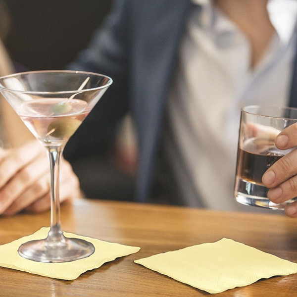 Servetter 200/fp | 2-lag | Tork Cocktail | champagne | 12st SE200415 - 4