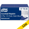 Servetter 200/fp | 2-lag | Tork Cocktail | mörkblå | 12st SE200400 - 1