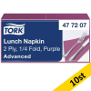 Servetter 200/fp | 2-lag | Tork Lunch | lila | 10st SE200338 - 1