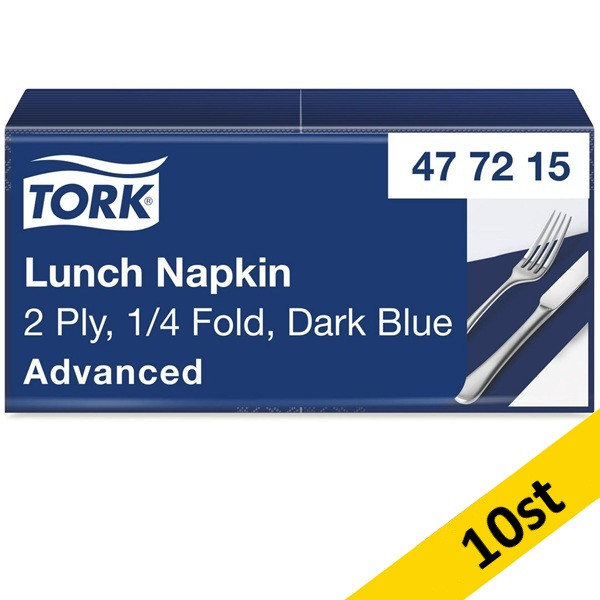 Servetter 200/fp | 2-lag | Tork Lunch | mörkblå | 10st SE200332 - 1