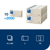 Servetter 200/fp | 2-lag | Tork Lunch | natur | 10st SE200329