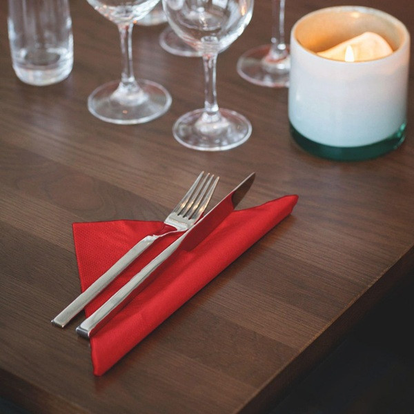 Servetter 200/fp | 2-lag | Tork Lunch | röd | 10st SE200323 - 4