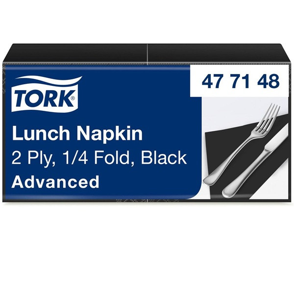 Servetter 200/fp | 2-lag | Tork Lunch | svart SE200319 - 1
