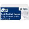 Servetter 200/fp | 3-lag | Tork Coctail | vit SE200247 - 1