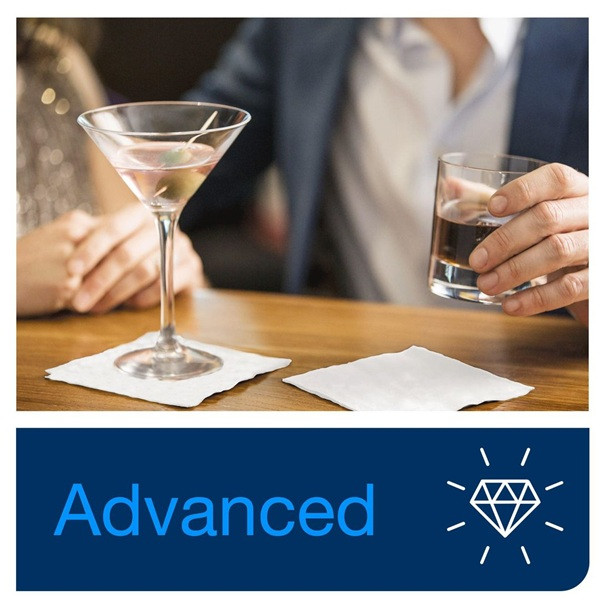 Servetter 200/fp | 3-lag | Tork Coctail | vit SE200247 - 3