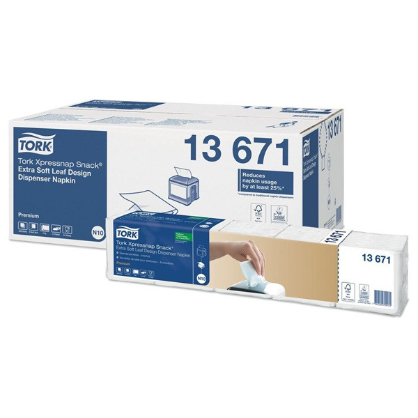 Servetter 500/fp | 2-lag | Tork Pre N10 | vit SE200272 - 1