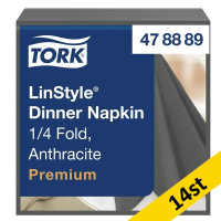 Servetter 50/fp | 1-lag | Tork LinStyle | antracit | 14st SE200388