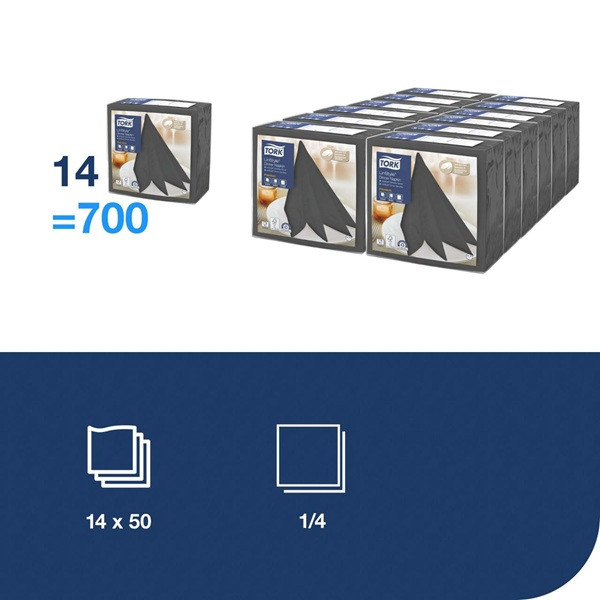 Servetter 50/fp | 1-lag | Tork LinStyle | antracit SE200387 - 2