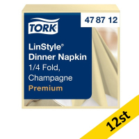 Servetter 50/fp | 1-lag | Tork LinStyle | champagne | 12st SE200378