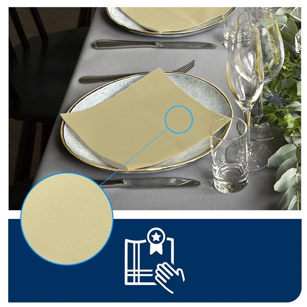 Servetter 50/fp | 1-lag | Tork LinStyle | champagne | 12st SE200378 - 3