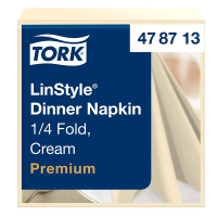 Servetter 50/fp | 1-lag | Tork LinStyle | creme