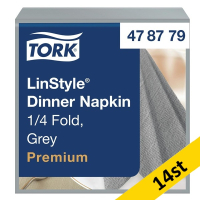 Servetter 50/fp | 1-lag | Tork LinStyle | grå | 14st SE200371