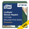 Servetter 50/fp | 1-lag | Tork LinStyle | grön | 14st SE200368 - 1