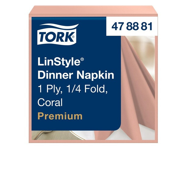 Servetter 50/fp | 1-lag | Tork LinStyle | korall SE200376 - 1