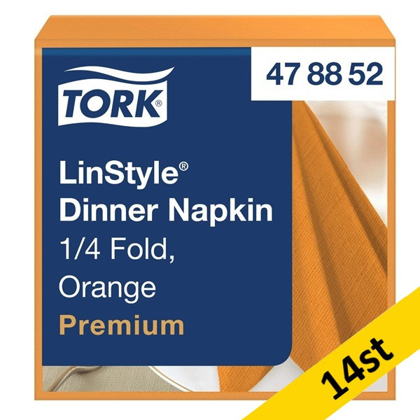 Servetter 50/fp | 1-lag | Tork LinStyle | orange | 14st SE200359 - 1