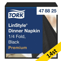 Servetter 50/fp | 1-lag | Tork LinStyle | svart | 14st SE200353