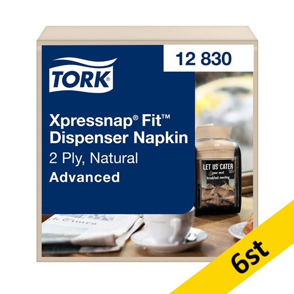Servetter 720/fp | 2-lag | Tork Xpressnap N14 | natur | 6st SE200245 - 1