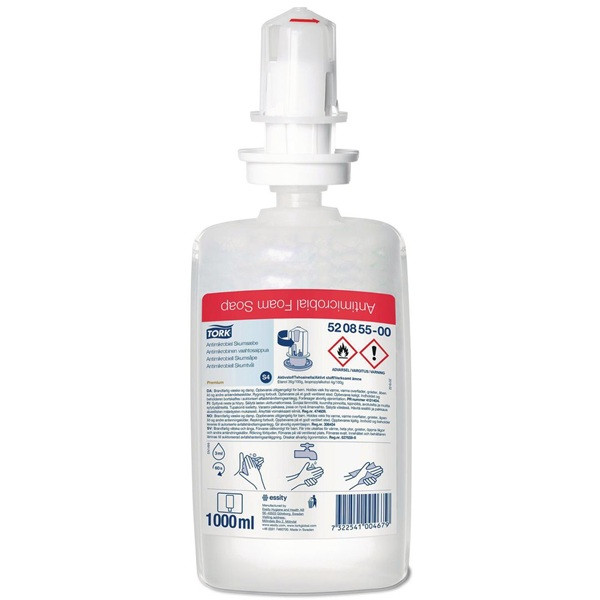 Skumtvål 1L | Tork S4 Antimikrobiell | vit SE200238 - 1