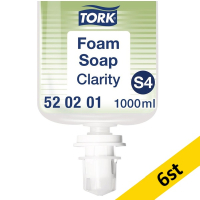 Skumtvål 1L | Tork S4 Clarity oparfymerad | vit | 6st SE200236